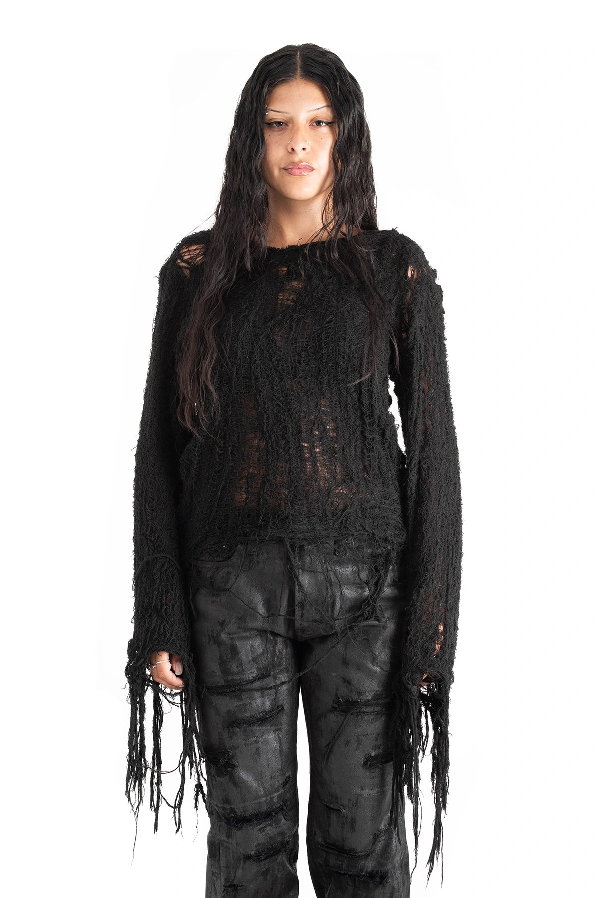DISTRESSED KNIT