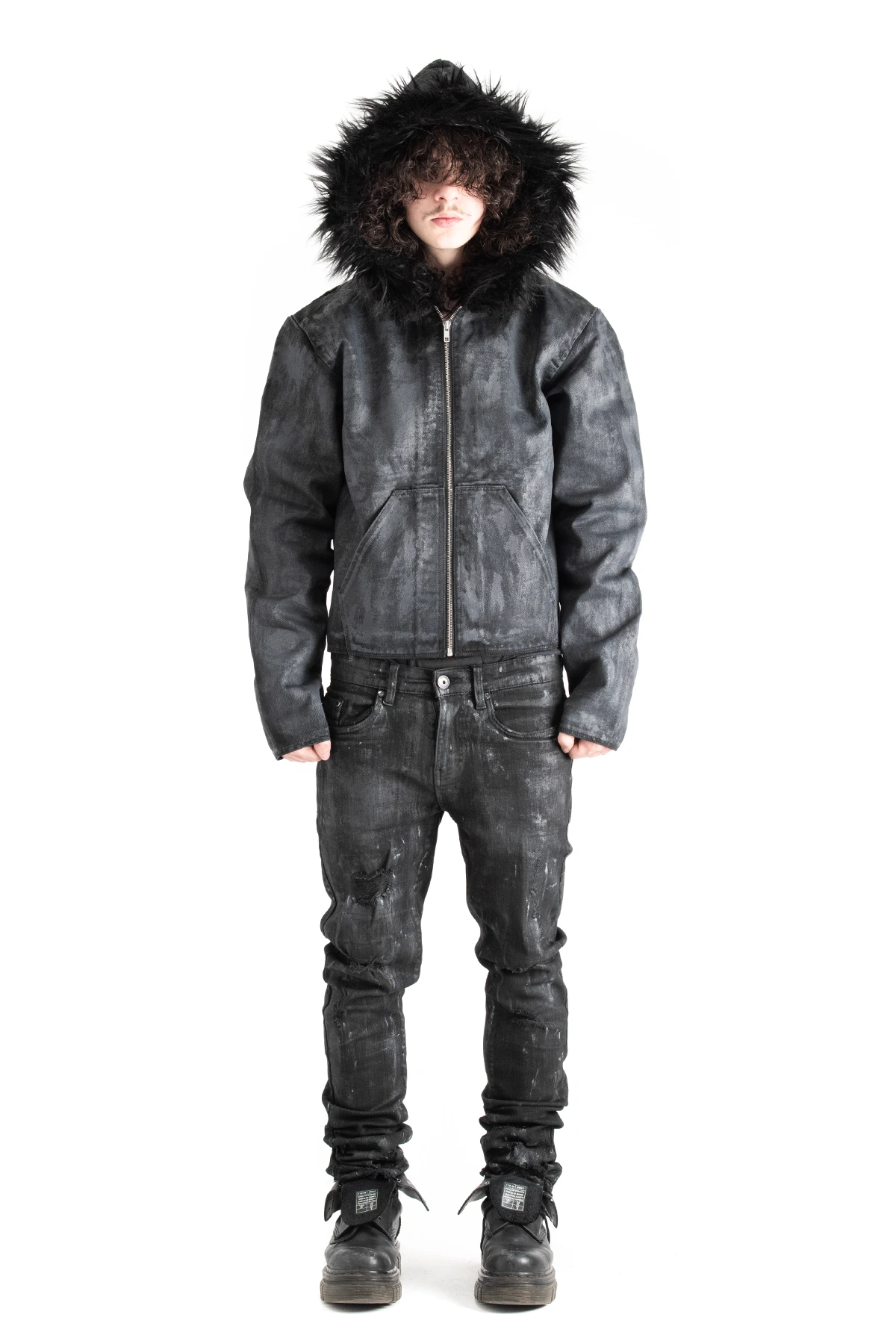 WAX FUR HOODIE