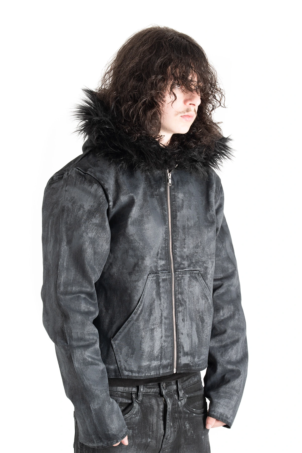 WAX FUR HOODIE