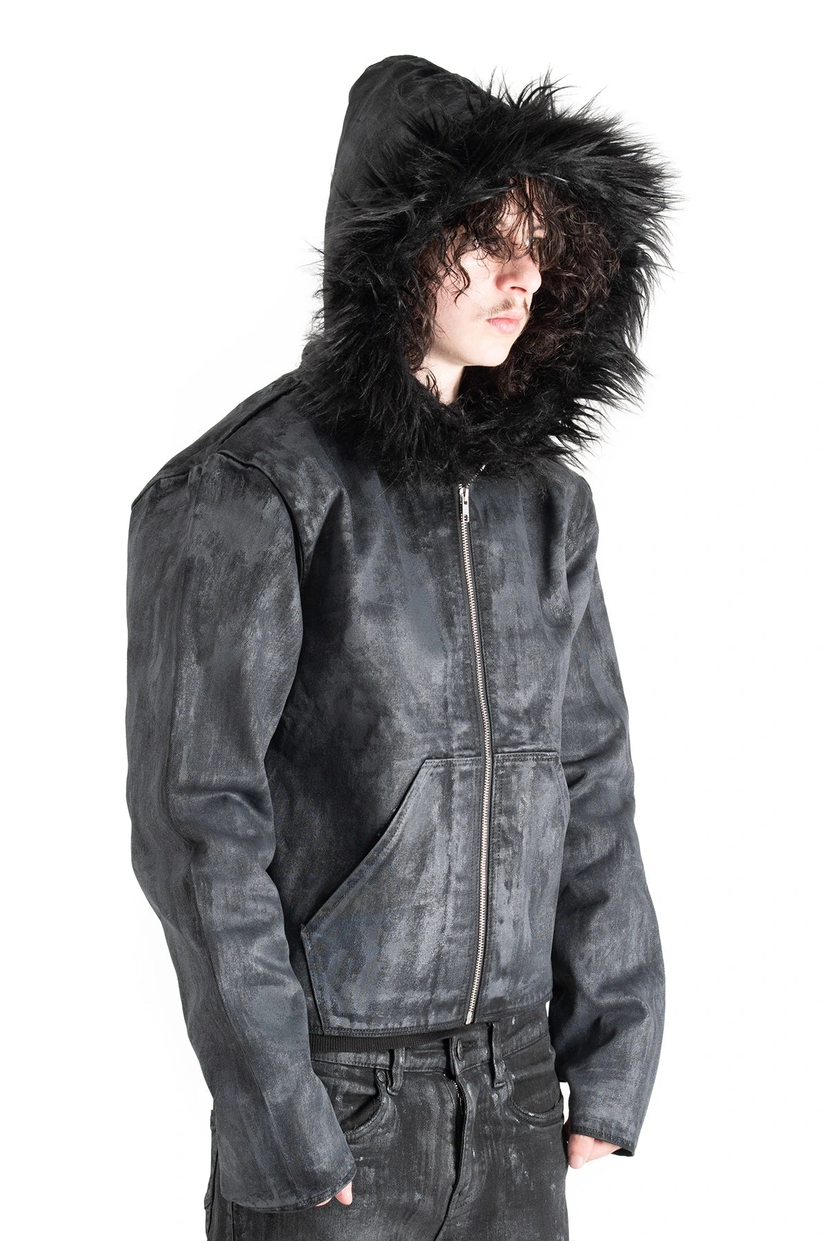 WAX FUR HOODIE
