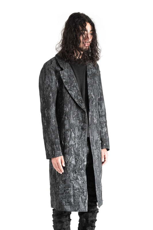 WAX RUBBER TRENCH COAT