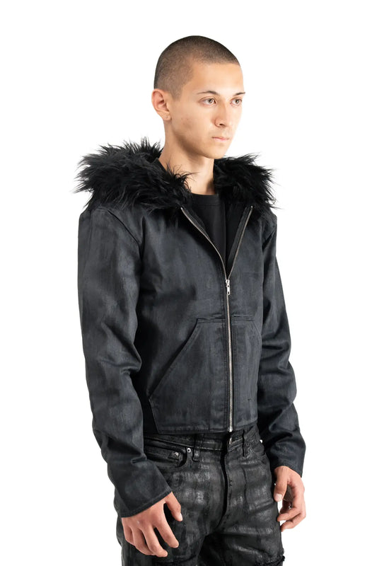 WAX FUR HOODIE