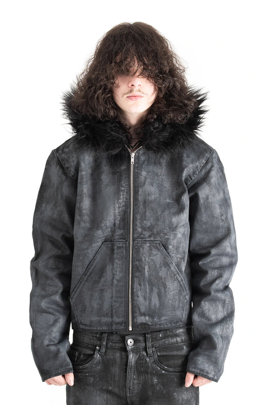 WAX FUR HOODIE