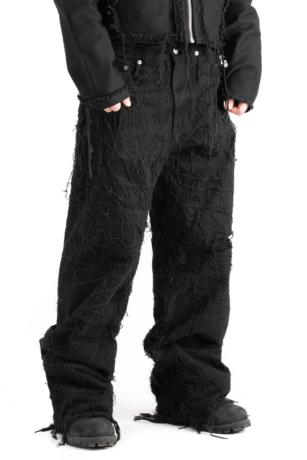 BAGGY COBWEB JEANS