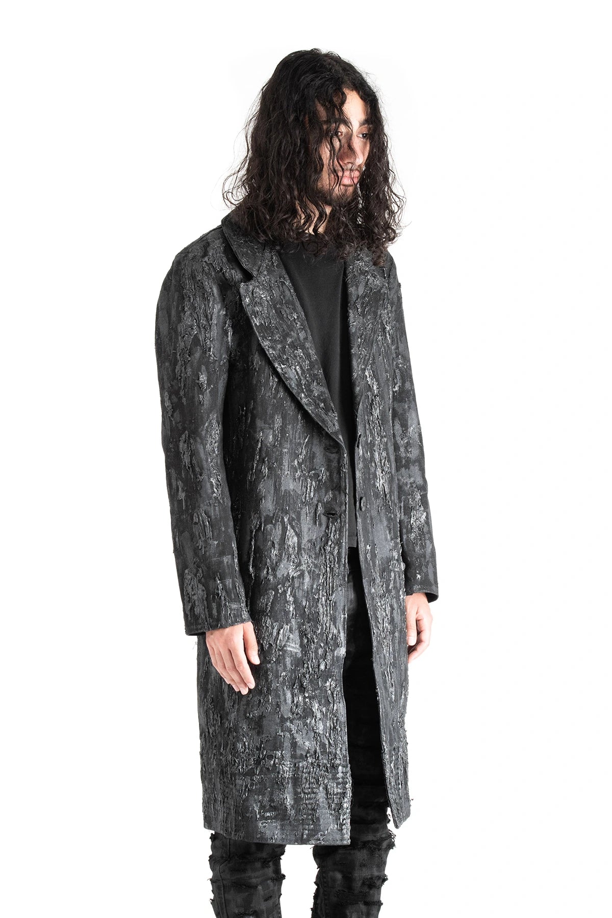 WAX RUBBER TRENCH COAT