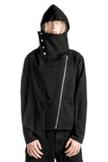 ASYMMETRIC SCARF HOODIE