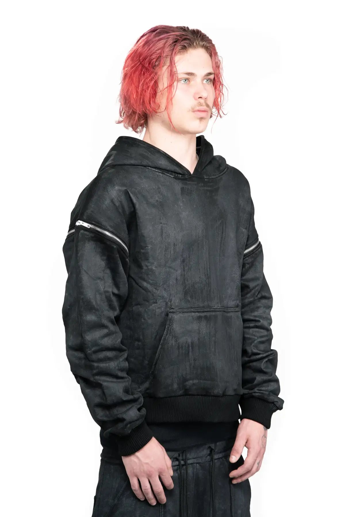 WAX REMOVABLE SLEEVE HOODIE