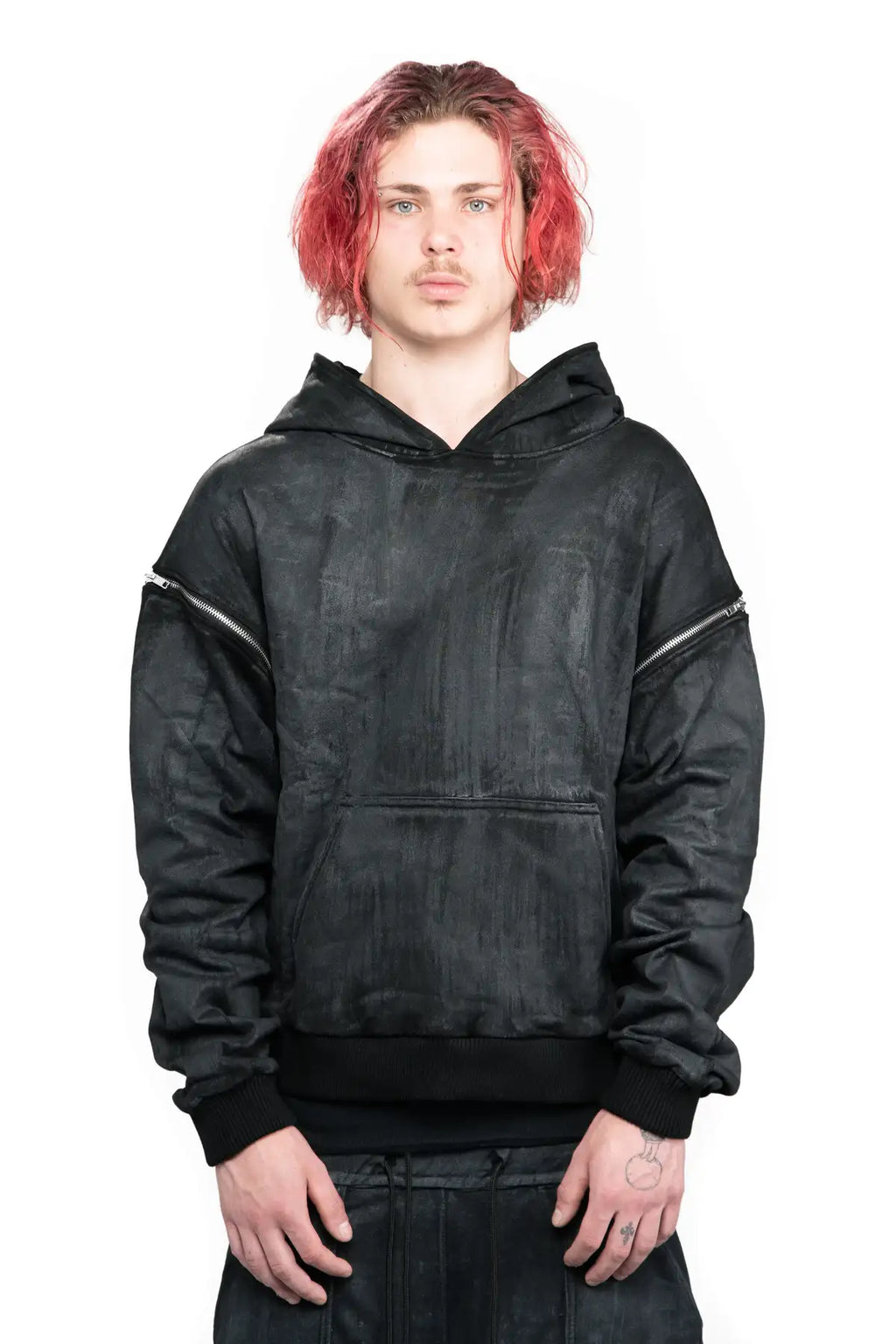 WAX REMOVABLE SLEEVE HOODIE