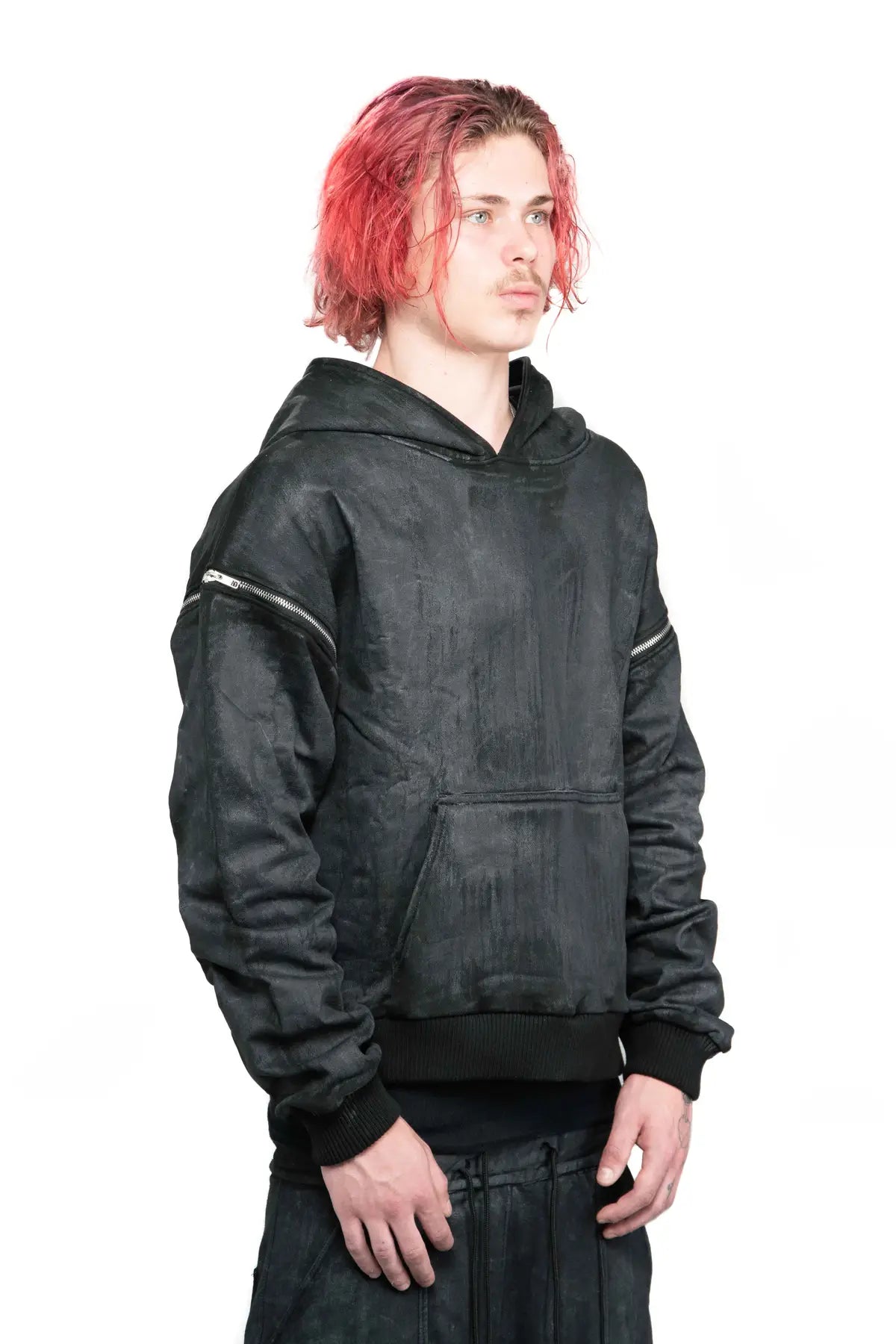 WAX REMOVABLE SLEEVE HOODIE